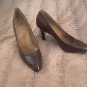 Brown 3 inch heels, new